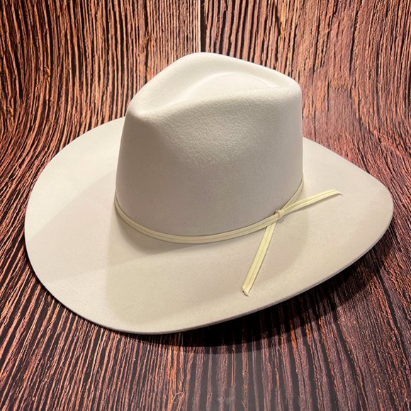 Bailey Pageant Premium 2x Wool Felt Hat in 3 1/2 White Cowgirl sz 6-7/8 main image 9